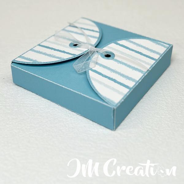 Box mit Deckel - Stanzschablone